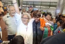 Women’s World Cup: Star Cricketer Arundhati Reddy Receives Hero’s Welcome at Shamshabad Airport