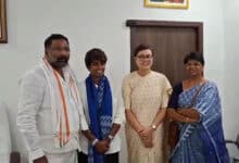 Indian Women’s Team Star Arundhati Reddy Honoured by Sports Minister in Hyderabad
