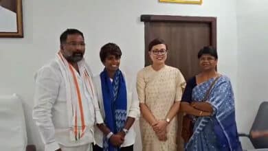 Indian Women’s Team Star Arundhati Reddy Honoured by Sports Minister in Hyderabad