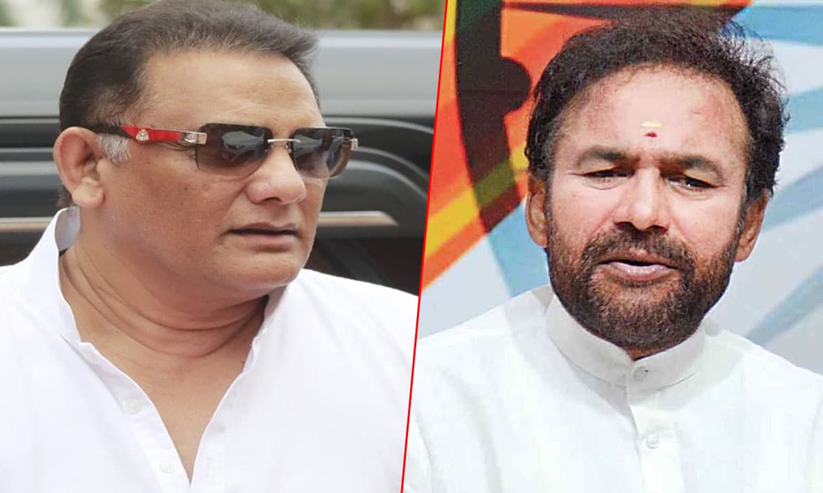 Azharuddin Hits Back at Kishan Reddy: “He Doesn’t Even Know How to Hold a Bat”