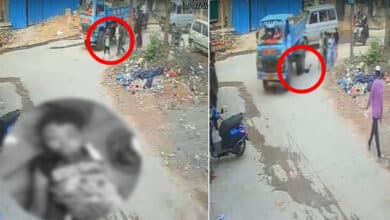 Tragic Accident in Mailardevpally: 8-Year-Old Boy Crushed Under Sand Lorry