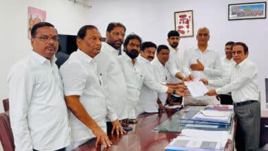 Harish Rao, BRS Leaders Lodge Complaint Against Congress Over Code Violations in Jubilee Hills By-Election