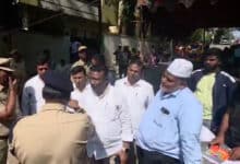 Tension Flares Between Congress and BRS Workers in Shaikhpet During By-Poll