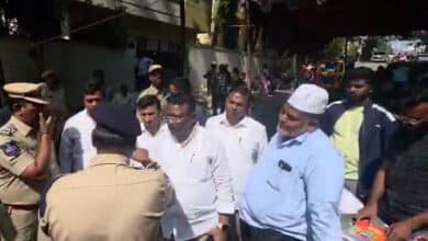 Tension Flares Between Congress and BRS Workers in Shaikhpet During By-Poll