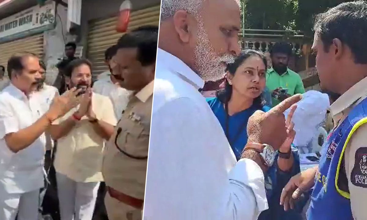 BRS Alleges Congress Violating Poll Code in Jubilee Hills; Locals Catch BRS Worker Distributing Cash