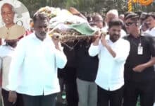 CM Revanth Reddy Pays Final Tributes to Poet Ande Sri; Funeral Held with State Honours