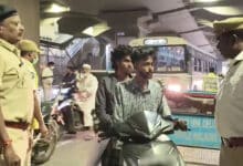 Sultan Bazar Traffic Police Conduct Intensive Drink & Drive Check Near Narayanguda Metro Station