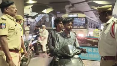 Sultan Bazar Traffic Police Conduct Intensive Drink & Drive Check Near Narayanguda Metro Station