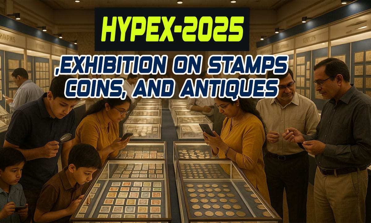 Hyderabad to Host ‘HYPEX-2025’ Exhibition on Stamps, Coins, and Antiques from November 14