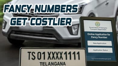 Fancy Numbers Get Costlier in Telangana as Online-Only System Begins