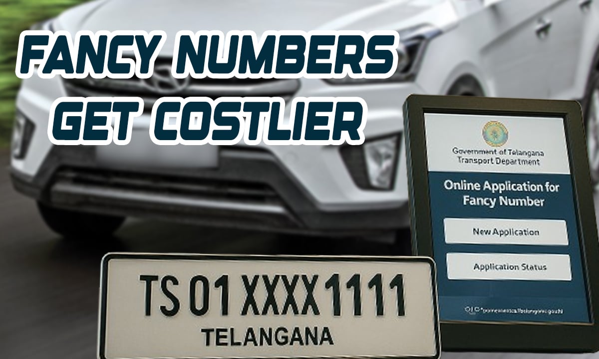 Fancy Numbers Get Costlier in Telangana as Online-Only System Begins