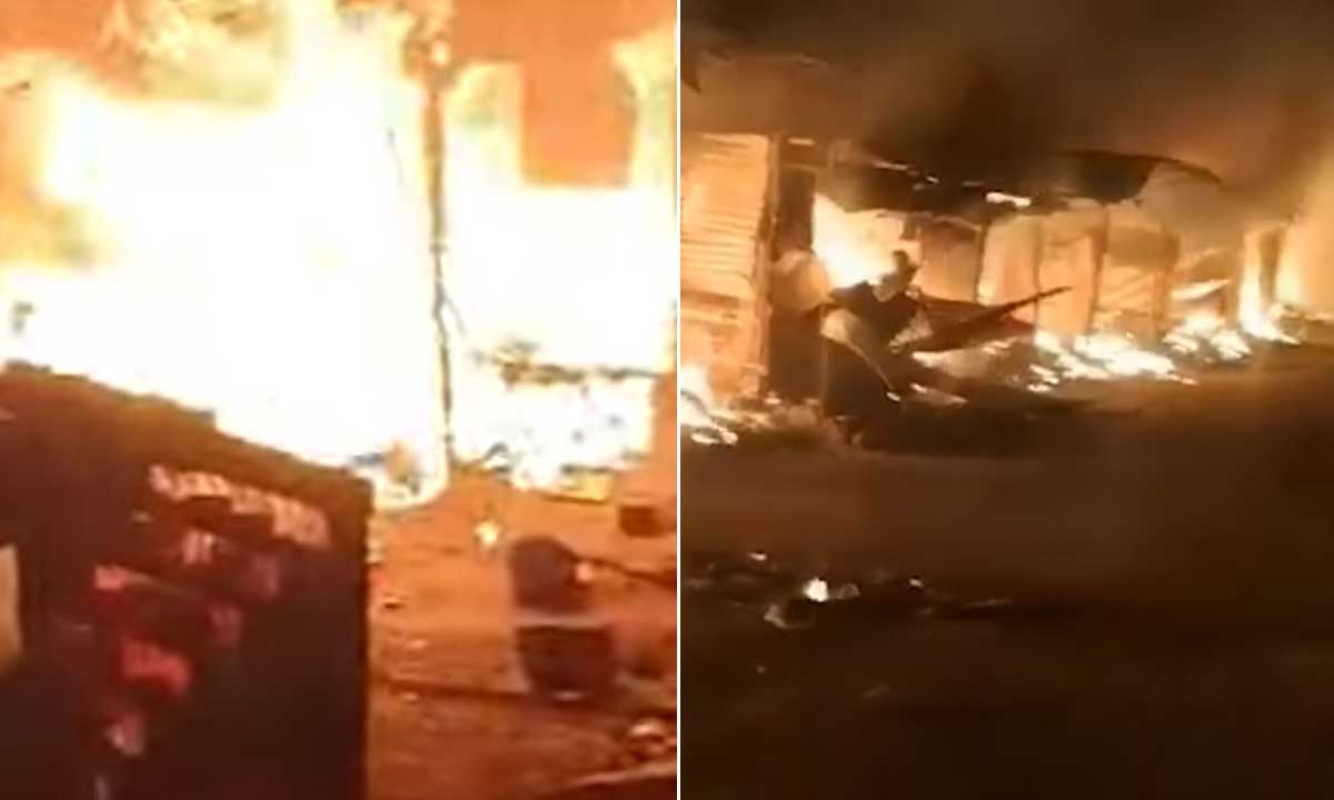 Telangana Shocked as Late-Night Fire Wipes Out Over 20 Shops