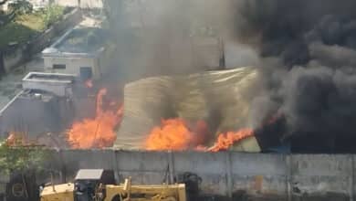 Fire Erupts at Furniture Workshop in Suleman Nagar, Short Circuit Suspected