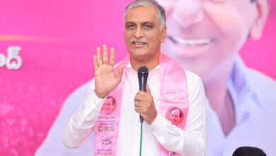 Harish Rao Calls Jubilee Hills By-Poll a “Lady vs Rowdy” Fight, Says People Want KCR’s Return