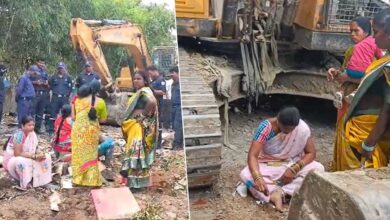 HYDRAA Demolition Drive Hits Prakash Nagar, Kukatpally — Tension Erupts Near Nalla Cheruvu