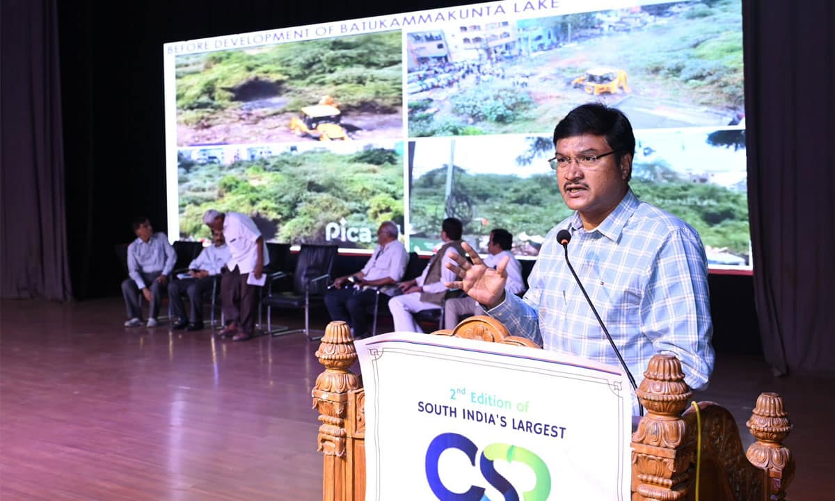 “Lakes Are Living Ecosystems, Not Decoration Projects,” Says HYDRAA Commissioner Ranganath at CSR Summit