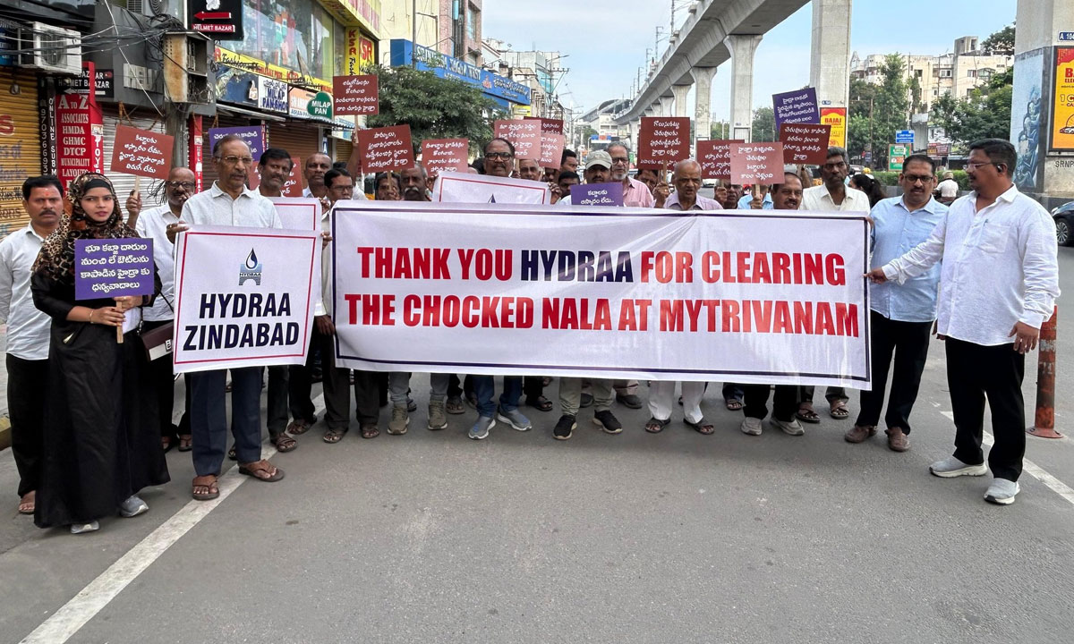 Ameerpet, Patny Residents Thank CM Revanth Reddy and HYDRAA for Resolving Decades-Old Flooding Issues