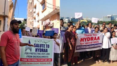 Locals Thank HYDRAA for Revamping Thammidikunta Lake and Clearing Encroachments in Madapur
