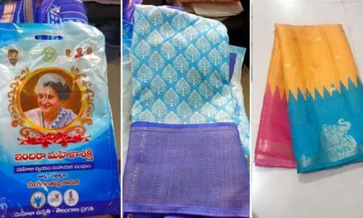 Telangana Government to Distribute Indiramma Sarees to 64 Lakh Women on Indiramma Jayanti
