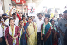Kavitha Leads Youth Rally in Hyderabad, Calls for ‘Say No to Drugs, Say No to Betting’