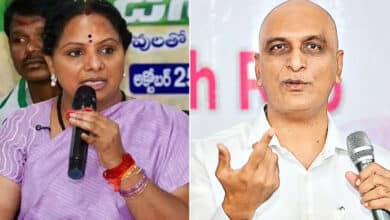 Kavitha Targets Harish Rao, Accuses Him of Using Benami Company for ₹1,700 Crore Project
