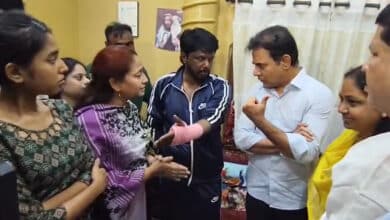 KTR Condemns Attack on BRS Worker, Accuses Congress of Post-Poll Rowdyism