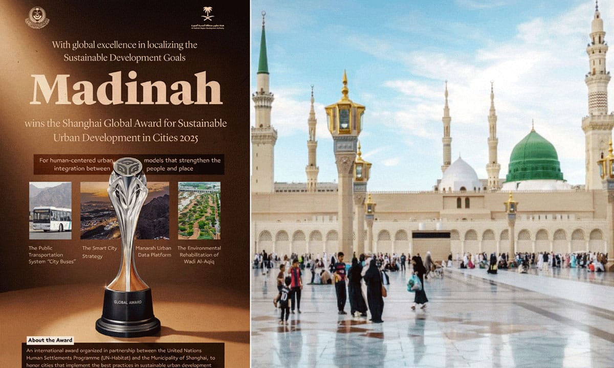 Madinah Munawwara Wins Major Global Award