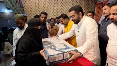 AIMIM MLA Majid Hussain Distributes 6th & 7th Phase of Salar-e-Millat ‘Pakwan’ Gas Cylinders in Nampally