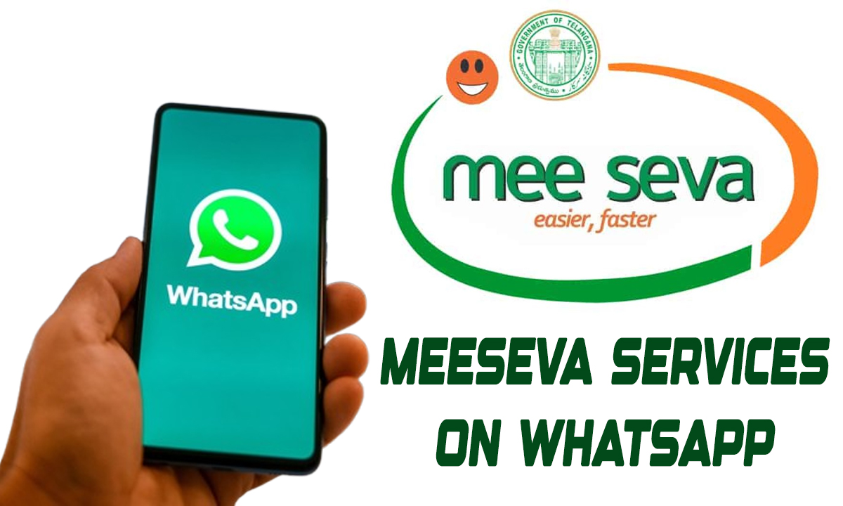 Telangana Launches MeeSeva Services on WhatsApp; 580 Services Available Round-the-Clock