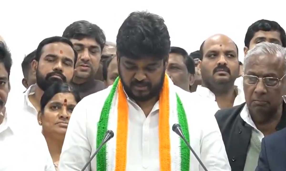 Naveen Yadav Takes Oath as Jubilee Hills MLA After Landslide Victory