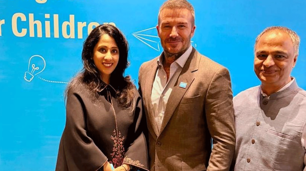 Divis Foundation Joins UNICEF India Leaders in Special Interaction with David Beckham