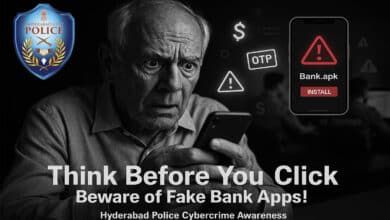 Think Before You Click: Pensioner Loses ₹10 Lakh; Hyderabad Police Warn Against Fake Bank Apps and Malicious APKs