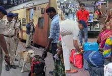 High Alert in Hyderabad: Dog Squad, RPF Teams Conduct Security Sweep at Kachiguda Railway Station