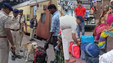 High Alert in Hyderabad: Dog Squad, RPF Teams Conduct Security Sweep at Kachiguda Railway Station