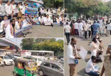 Traffic Chaos at Tank Bund as BC Associations Stage Protest Demanding Cancellation of GO 46