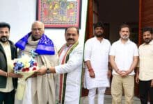 Revanth Reddy, Congress Team Meet Kharge and Rahul Gandhi After Jubilee Hills Triumph