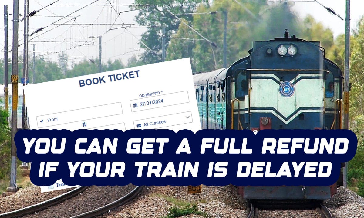 Indian Railways Rule: Get a Full Refund If Train Is Delayed by Three Hours or More, Here's How