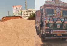 Illegal Sand Transport Busted in Medchal; Lorry Handed Over to Local Police