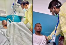 Madina Bus Tragedy, Azharuddin and Majid Hussain Meet Sole Survivor Mohammad Shoaib in Saudi Hospital