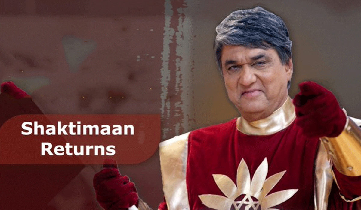 Mukesh Khanna says 'Glad to see that the essence is alive' as Shaktimaan Returns in a new avatar