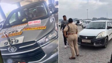 Shamshabad Airport Raids, MVI Targets Rule-Breaking Cabs, Fake Number Plates and Safety Violations
