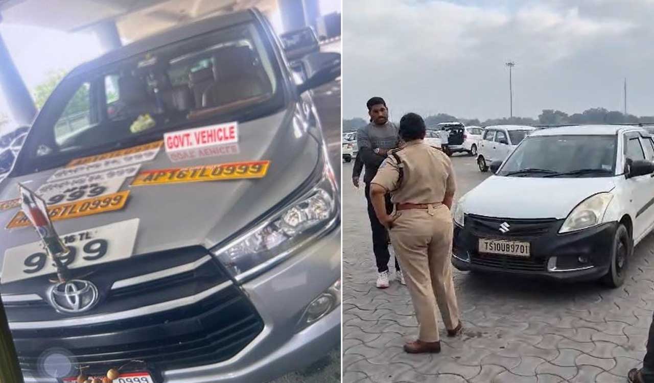 Shamshabad Airport Raids, MVI Targets Rule-Breaking Cabs, Fake Number Plates and Safety Violations