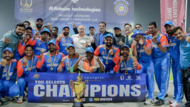 Indian Deaf Cricket Association Team wins T20 series 3-0 against Dubai’s IWDD