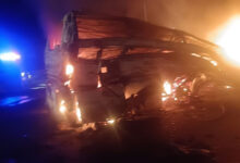 Ten charred to death in sleeper bus-truck collision in Karnataka’s Chitradurga