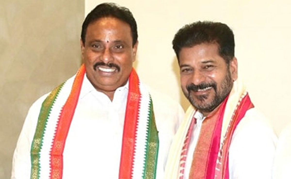 Telangana MLA Nagender ready to resign on CM Revanth Reddy’s direction