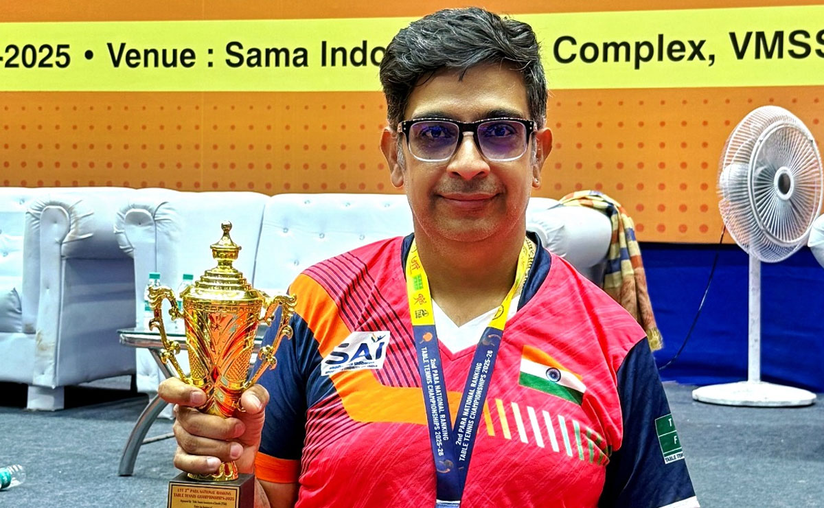 Hitesh Dolwani Clinches UTT 2nd National Para Ranking TT Championship (Class 10)