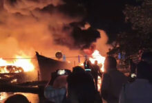 Blaze ravages fishing boats in Kerala's Ashtamudi Lake; no casualties reported