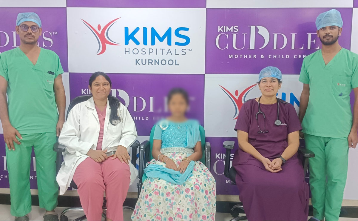 Doctors at KIMS Cuddles Successfully Remove Rare Adrenal Gland Tumor in 12-Year-Old Girl