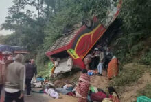 Eight pilgrims killed as bus falls into gorge in Andhra