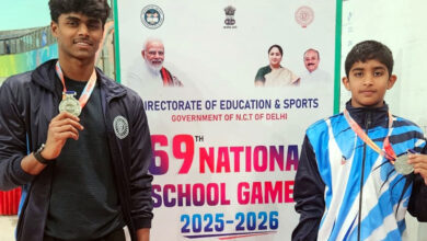 Telangana Boys Win Two Silver Medals at 69th SGFI National Swimming Championship 2025-26